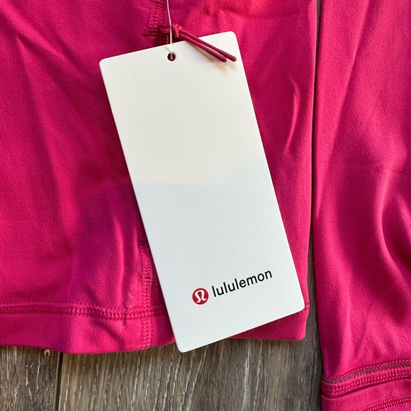 Lululemon cropped half zip pink - Picture 2 of 4